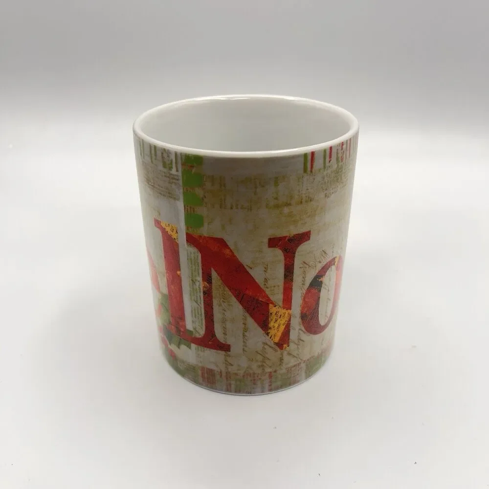 Pier 1 Mug Coffee Cup Christmas Noel